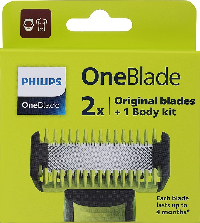 Wymienne ostrza - Philips OneBlade Face + Body QP620/50 — Zdjęcie N1