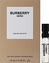 Burberry Hero - Woda toaletowa (probe) — Zdjęcie N2