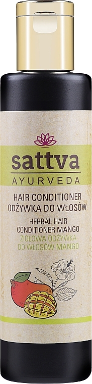Ziołowa odżywka do włosów Mango - Sattva Herbal Conditioner Mango — Zdjęcie N1