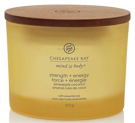 Świeca zapachowa Strength & Energy, z 3 knotami - Chesapeake Bay Candle — Zdjęcie N1