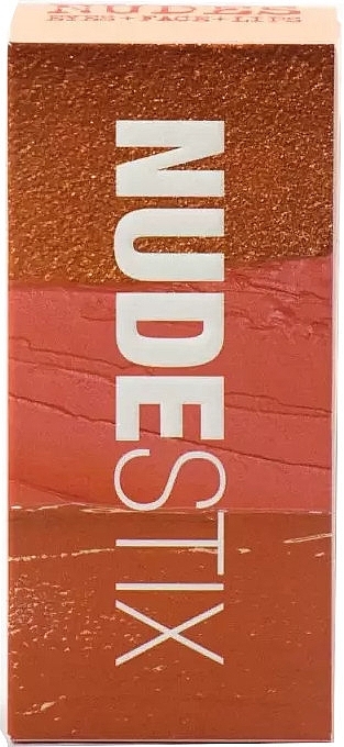 Zestaw - Nudestix Mini Sunset Nudes Kit (blush/1.8g + l/balm/2.5g + e/pen/2.5g) — Zdjęcie N3