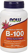 Kup Suplement diety z witaminą B-100 - Now Foods Vitamin B-100 Sustained Release Tablets