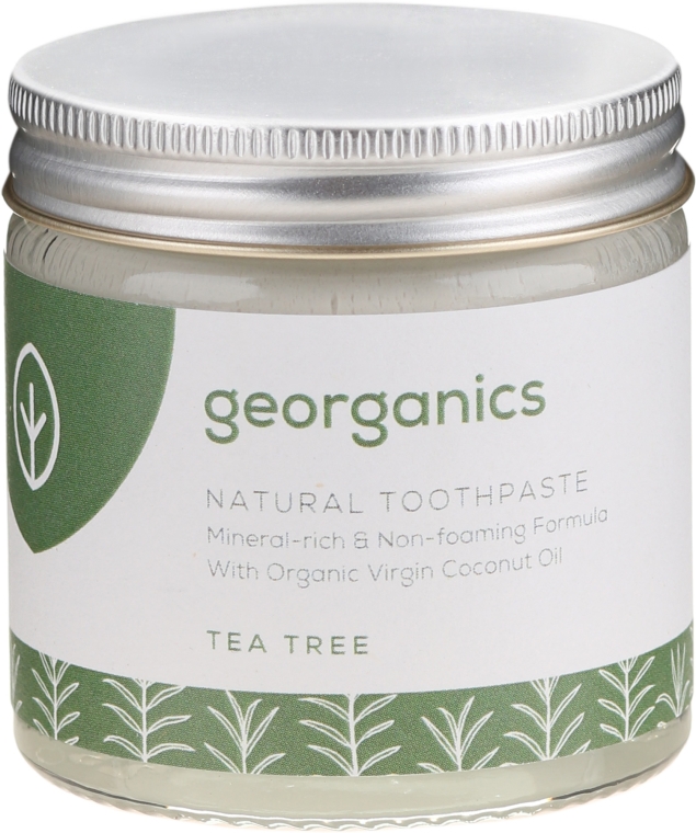 Naturalna pasta do zębów - Georganics Tea Tree Natural Toothpaste — Zdjęcie N2