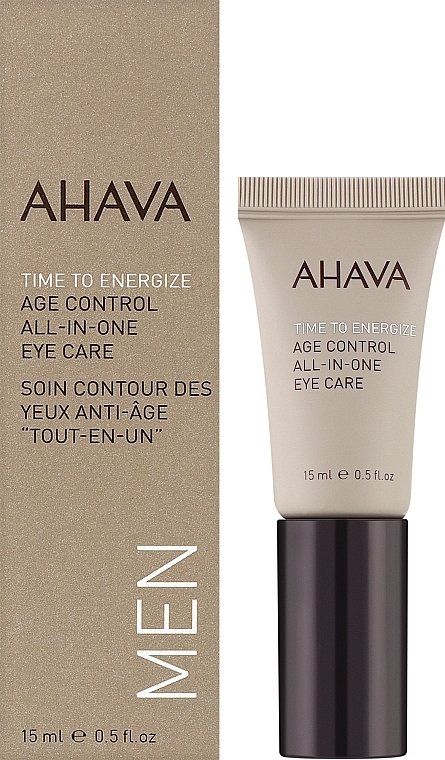 Krem do skóry wokół oczu - Ahava Time To Energize Age Control All In One Eye Care — Zdjęcie N2