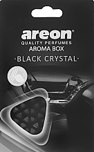 Kup Perfumy do samochodu - Areon Aroma Box Black Crystal