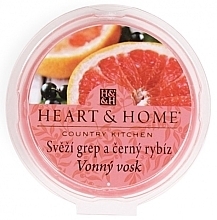 Kup Wosk zapachowy Świeży grejpfrut i czarna porzeczka - Heart & Home Fresh Grapefruit And Black Currant Wax Melt