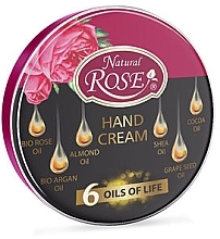 PREZENT! Krem do rąk 6 olejków - Natural Rose — Zdjęcie N1