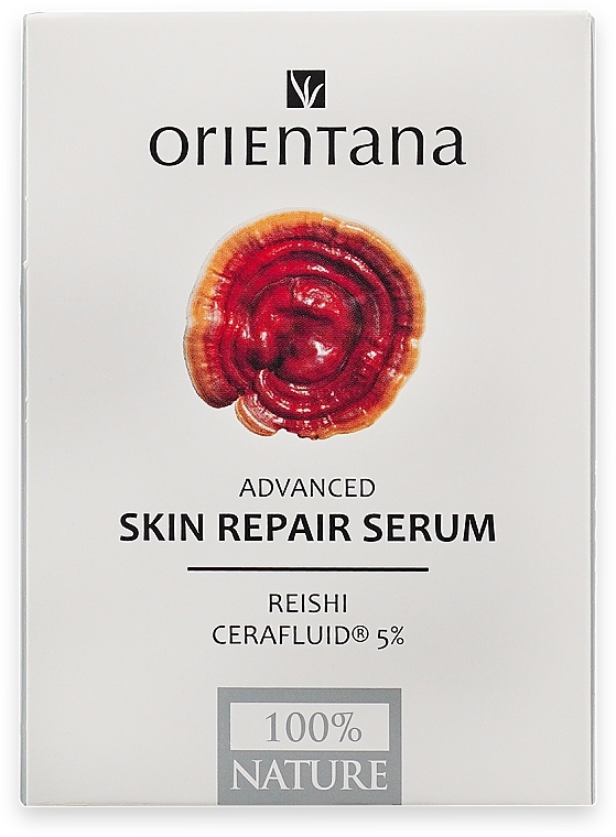 Serum do twarzy - Orientana Advanced Skin Repair Serum Reishi Cerafluid 5% — Zdjęcie N3