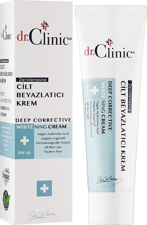 Wybielający krem ​​do twarzy - Dr. Clinic Deep Corrective Whitening Cream — Zdjęcie N2
