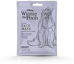 Kup Maska w płachcie do twarzy Kokos - Mad Beauty Disney Winnie The Pooh Eeyore Sheet Mask