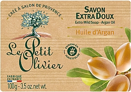 Kup Delikatne mydło kosmetyczne Olej arganowy - Le Petit Olivier Vegetal Oils Soap Argan Oil