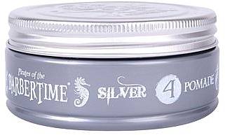 Pomada do stylizacji włosów, srebrna - Barbertime Silver 4 Pomade — Zdjęcie N1