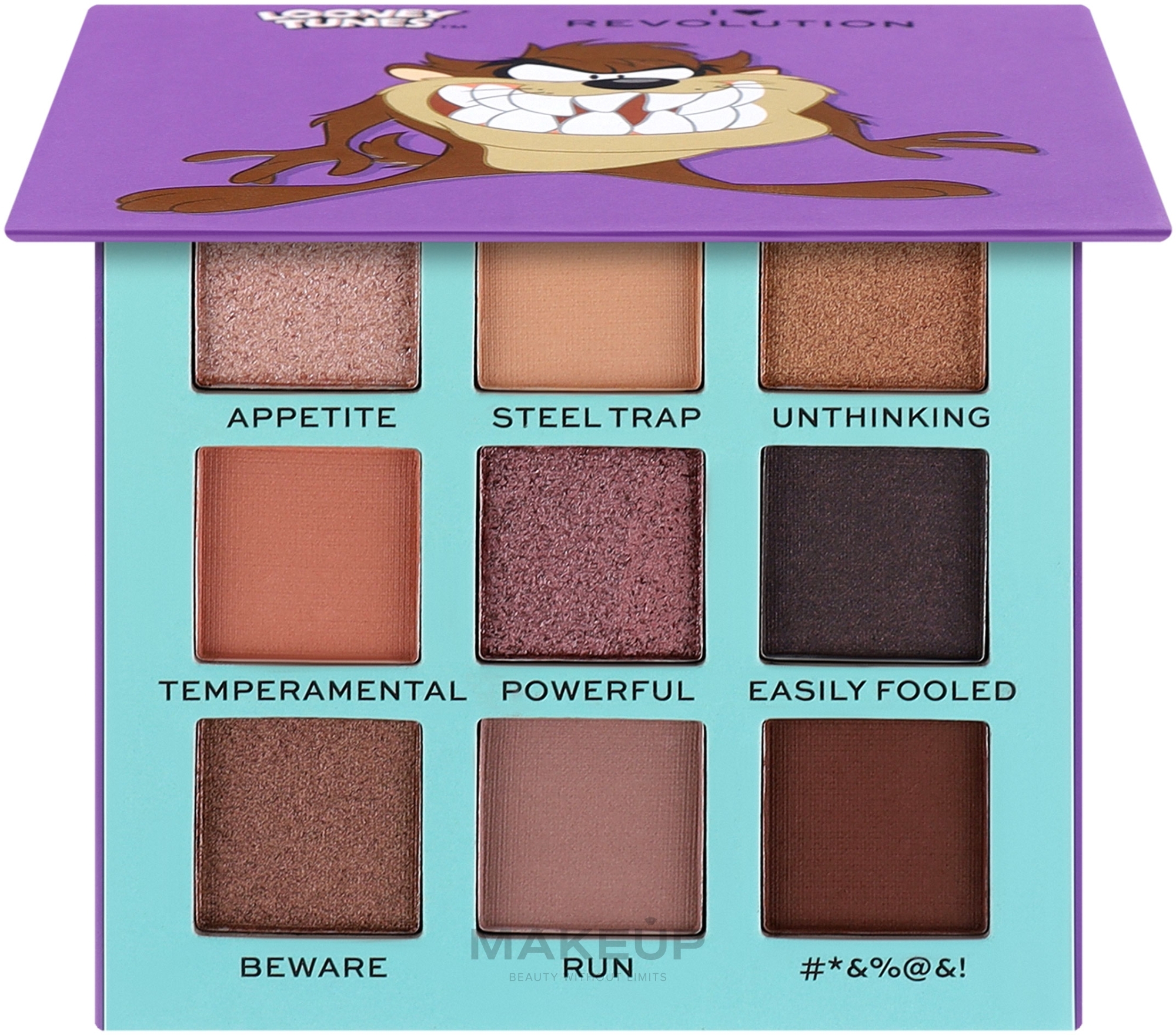 Paleta cieni do powiek - I Heart Revolution Looney Tunes Tasmanian Devil Shadow Palette — Zdjęcie 9 g