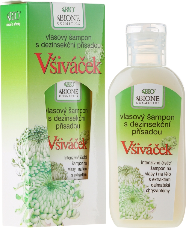 Szampon do włosów z chryzantemą dalmatyńską - Bione Cosmetics Vsivacek Hair Shampoo — Zdjęcie N1