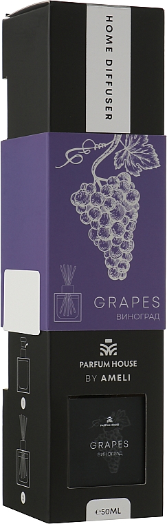 Dyfuzor zapachowy Winogrona - Parfum House by Ameli Homme Diffuser Grapes — Zdjęcie N1