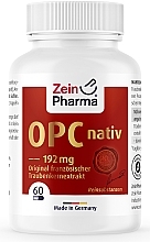 Suplement diety Ekstrakt z pestek winogron, 192 mg - ZeinPharma OPC Native 192mg Capsules — Zdjęcie N1