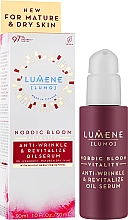 Przeciwzmarszczkowo-rewitalizujące serum do twarzy - Lumene Nordic Bloom Vitality Anti-Wrinkle & Revitalize Oil Serum — Zdjęcie N2