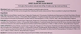 Zestaw nawilżających mini tintów-balsamów - Secret Key Sweet Glam Tint Glow Mini Kit (l/tint/3x1.6 g) — Zdjęcie N3
