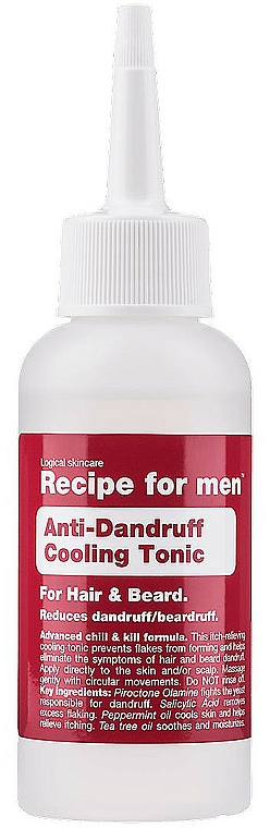 Odświeżający tonik przeciwłupieżowy - Recipe For Men Anti-Dandruff Cooling Tonic — Zdjęcie N1