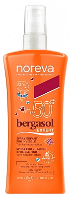 Spray do ciała - Noreva Bergasol Expert Child Spray Invisible Finish SPF50+ — Zdjęcie N1