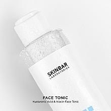 Nawilżający tonik do twarzy z kwasem hialuronowym i niacyną - SKINBAR Hyaluronic Acid & Niacin Face Tonic — Zdjęcie N5