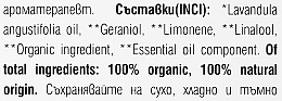 PRZECENA! Organiczny olejek eteryczny z bułgarskiej lawendy - Zoya Goes Pretty Organic Bulgarian Lavender Essential Oil * — Zdjęcie N6