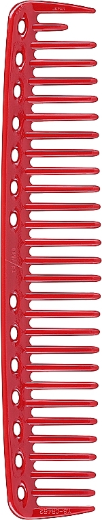 Grzebień do włosów, 200 mm, czerwony - Y.S.Park Professional 452 Big Hearted Combs Red — Zdjęcie N1