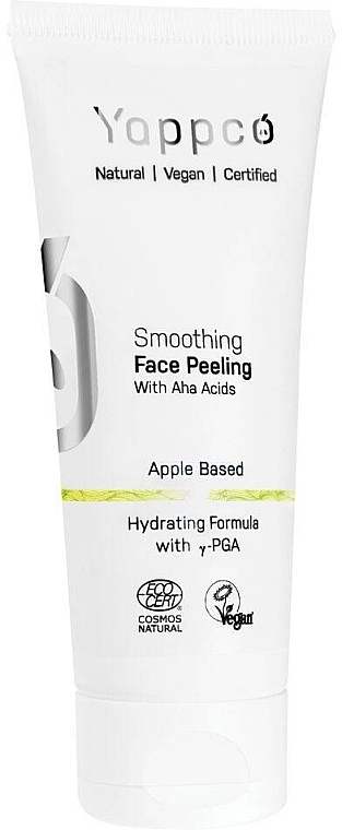 Wygładzający peeling do twarzy - Yappco Smoothing Face Peeling With AHA Acids — Zdjęcie N1
