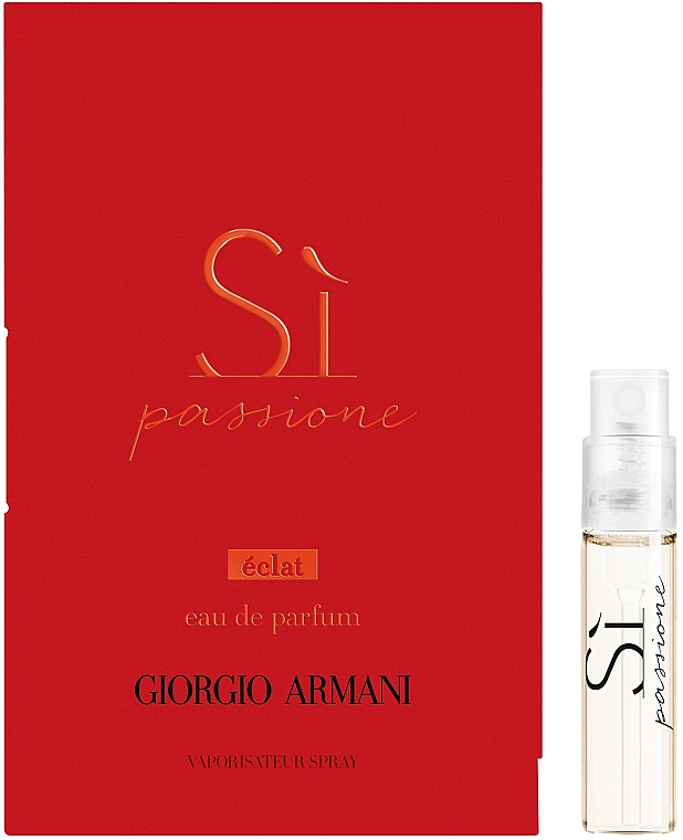 Giorgio Armani Si Passione Eclat - Woda perfumowana (próbka) — Zdjęcie N1