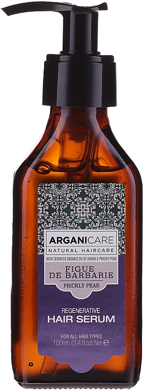 Odbudowujące serum do włosów - Arganicare Prickly Pear Hair Serum — Zdjęcie N1