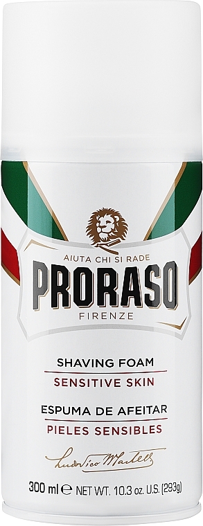 Pianka do golenia do skóry wrażliwej - Proraso White Shaving Foam — Zdjęcie N3