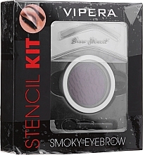 PRZECENA! Zestaw do stylizacji brwi - Vipera Stencil Kit Smoky Eyebrow * — Zdjęcie N2