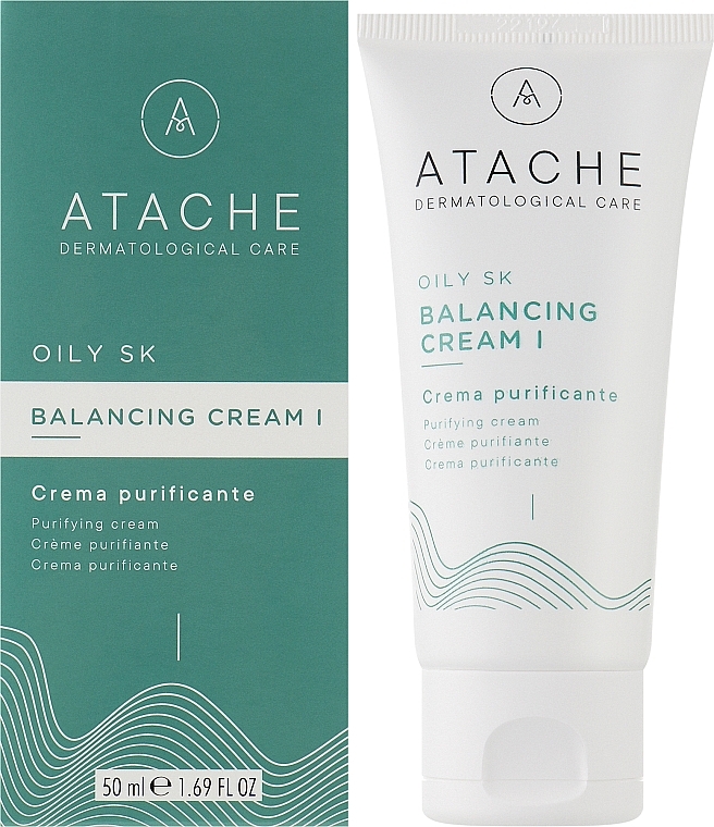 Oczyszczający krem balansujący do skóry tłustej - Atache Oily SK Balancing Cream I — Zdjęcie N2