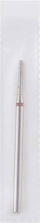 Frez diamentowy, ścięty stożek, L-10 mm, 1,8 mm, czerwony - Head The Beauty Tools — Zdjęcie N1