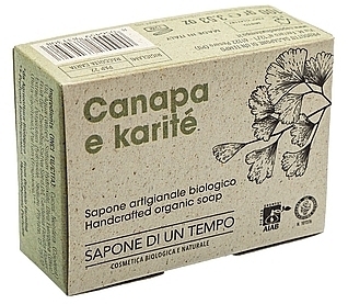 Organiczne mydło Konopie i masło shea - Sapone Di Un Tempo Organic Soap Hemp And Shea — Zdjęcie N2