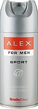 Dezodorant w sprayu dla mężczyzn - Bradoline Alex Sport Deodorant — Zdjęcie N1