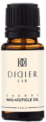 Olejek do paznokci i skórek Wiśnia - Didier Lab Nail + Cuticle Oil Cherry — Zdjęcie 15 ml