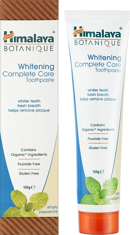 Wybielająca pasta do zębów - Himalaya Herbals Whitening Complete Care Simply Peppermint — Zdjęcie N2