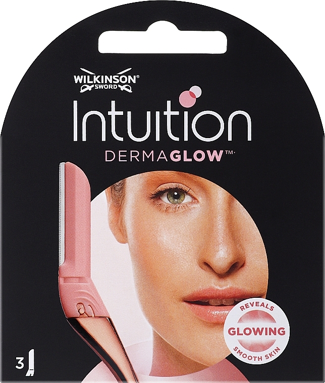 Wymienne ostrza, 3 szt. - Wilkinson Sword Intuition Dermaglow Refills — Zdjęcie N1