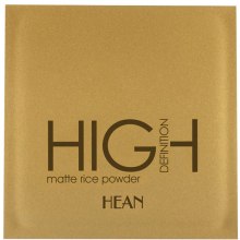 Matujący puder ryżowy do twarzy z lustrem - Hean High Definition Matte Rice Powder With Mirrow — Zdjęcie N1