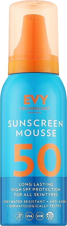 Pianka do ciała chroniąca przed słońcem - EVY Technology Sunscreen Mousse SPF50 — Zdjęcie N1