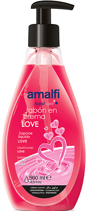 Kremowe mydło do rąk Love - Amalfi Cream Soap Hand — Zdjęcie N1