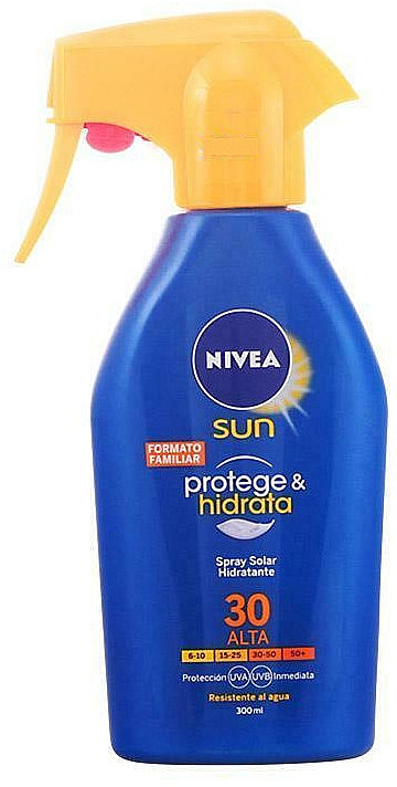 Spray do ciała z filtrem przeciwsłonecznym - Nivea Sun Protect And Moisture Spray SPF 30 — фото N1