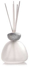 Dyfuzor zapachowy bez wypełnienia, 400 ml, szary - Millefiori Milano Marble Glass Frosted Diffuser Grey Cap — Zdjęcie N2