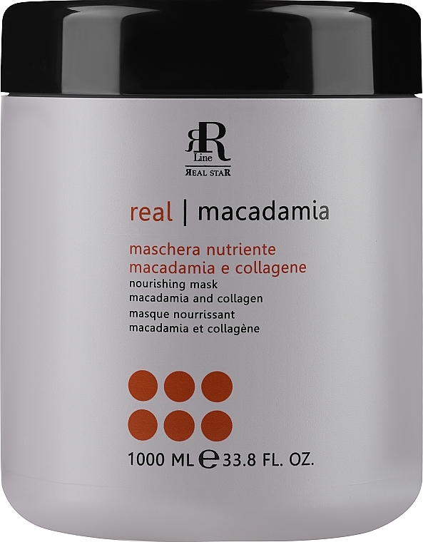 Maska do włosów z olejem makadamia - RR Line Macadamia Star — Zdjęcie N4