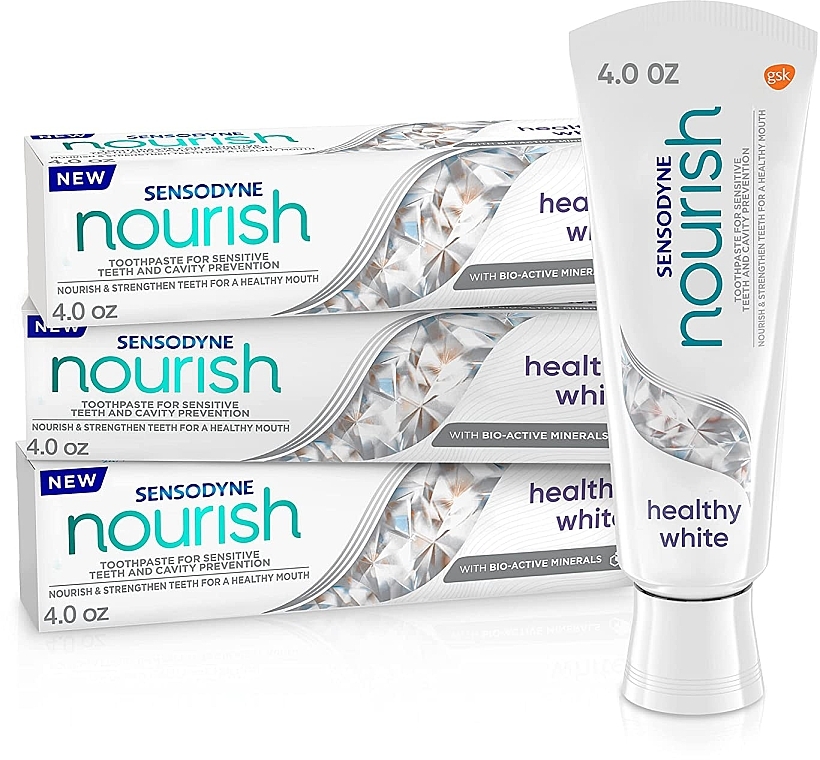Wybielająca pasta do zębów - Sensodyne Nourish Healthy White — Zdjęcie N2
