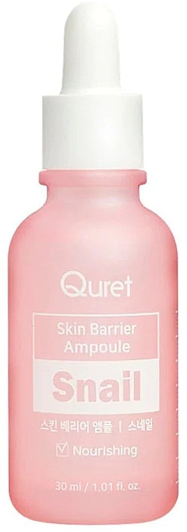 Odżywcze serum do twarzy - Quret Nourishing Skin Barrier Ampoule Snail Serum — Zdjęcie N1