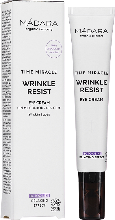 Przeciwzmarszczkowy krem pod oczy - Madara Cosmetics Time Miracle Wrinkle Resist Eye Cream — Zdjęcie N1