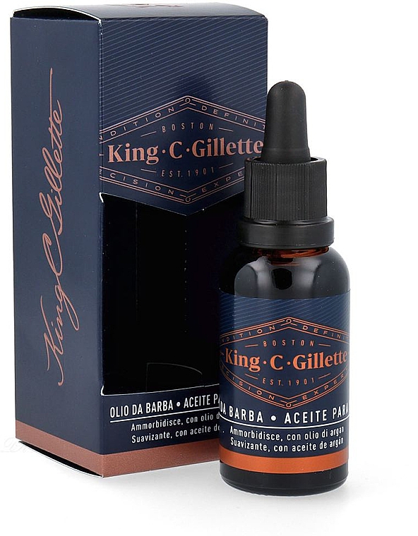Olejek do brody - Gillette King C. Beard Oil — Zdjęcie N1