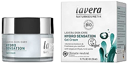 Kremowy żel do twarzy z algami i kwasem hialuronowym - Lavera Hydro Sensation Cream Gel — Zdjęcie N2
